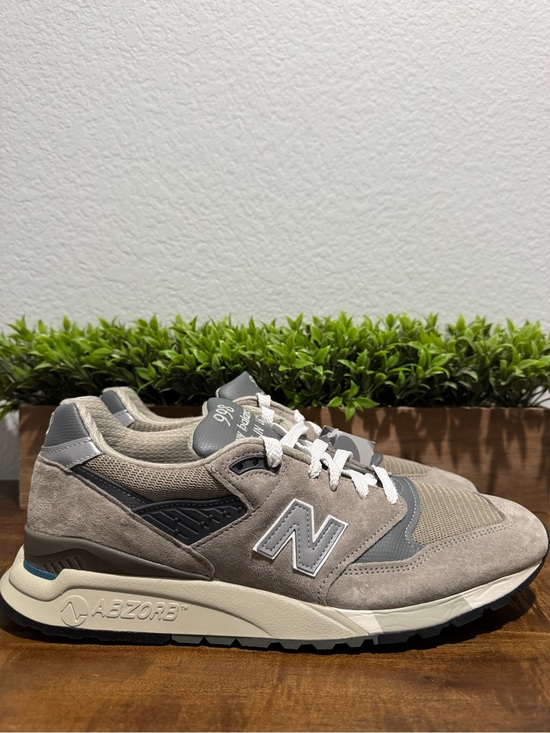 New Balance Other - New Balance 998 Made In USA Gray Suede Casual Sneakers U998GR Men’s Size 13 D